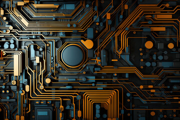 electronic circuit board background 