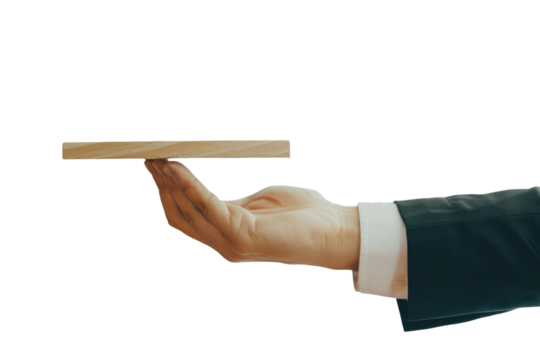 Business Balance Presentation Isolated On Transparent Background