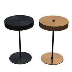 table lamp isolated on white background, room lamp, 3D illustration, cg render