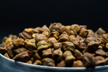 Nutrient Rich Beauty Black Garbanzo Beans in Detail