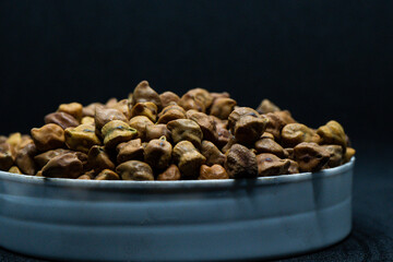 Nutrient Rich Beauty Black Garbanzo Beans in Detail