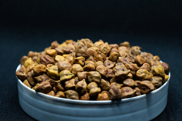 Nutrient Rich Beauty Black Garbanzo Beans in Detail