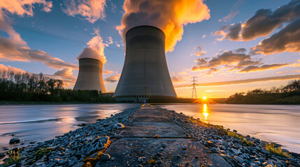 Cooling tower of nuclear power