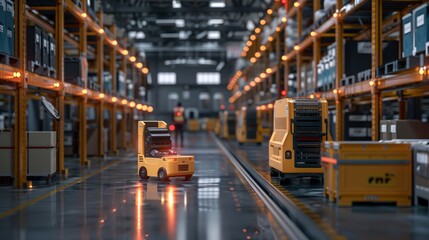 Advancements in Artificial Intelligence and Machine Learning are transforming to logistic warehouse storage