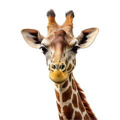 Giraffe Isolated on Transparent background.