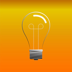 Light Bulb icon vector. Light Bulb sign. Idea, solution. Vector illustration