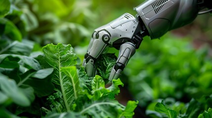 Advancements in Artificial Intelligence and Machine Learning are transforming to agriculture farming. Automotive robot hand observe and research plants