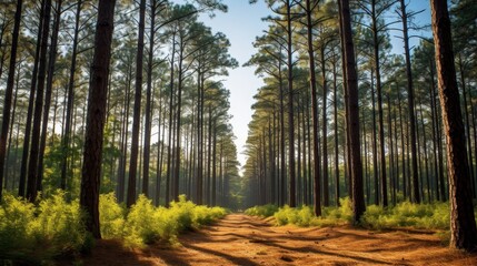  Towering loblolly pines