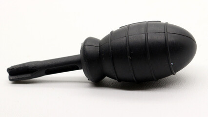 Black screwdriver isolated