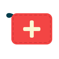 Fototapeta premium First aid kit vector illustration