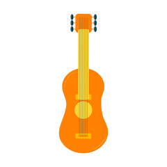 Musical instrument guitar vector illustration