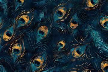 Peacock Paradise A Vibrant Tribute to the Monthly Mayhem Generative AI