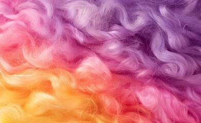 Purple Hair A Colorful Celebration of Pride Month Generative AI