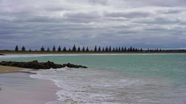 Surf beach in Beachport, South Australia