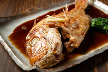 連子鯛の煮付け