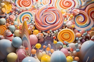 Confectionery Kaleidoscope: Surreal Candy Symphony