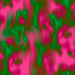 Fototapeta na wymiar Abstract blurred floral seamless pattern. Bleeding meadow spring flowers