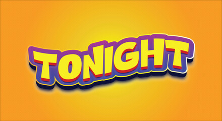 tonight Text-Style-Effect