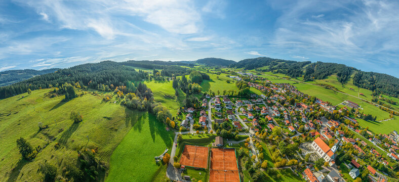 Ausblick auf Weitnau im Allg&auml;u