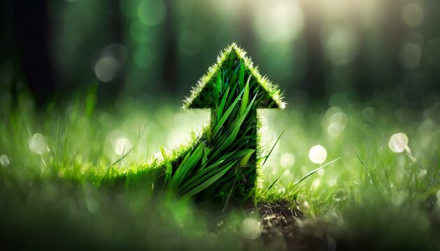 Nature's Ascent: The Green Arrow of Sustainable Growth"
