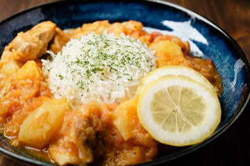 レモンチキンカレー