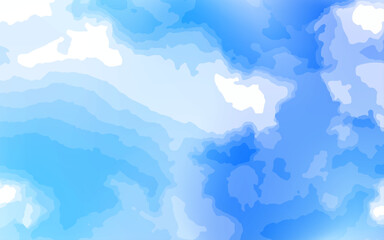 abstract watercolor white and blue soft color background