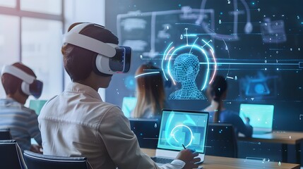 Virtual Reality in the Office A New Era for Business Training, To show the integration of virtual reality technology in the office and its benefits