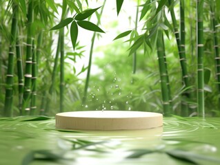 Majestic Bamboo Stage Background