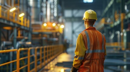 Industrial workers, operations, or products that involve environmental impacts.