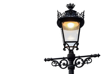 Fototapeta na wymiar Istanbul Street Lamp On Transparent Background.