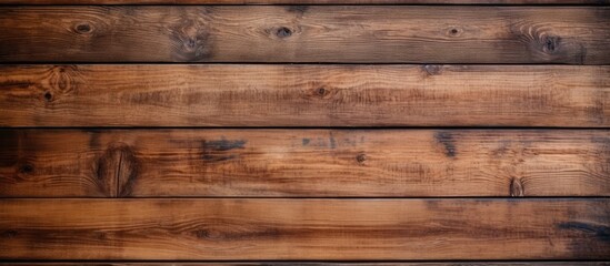 Rustic Wooden Texture Background - Natural Knotted Brown Oak Board Detail Photo