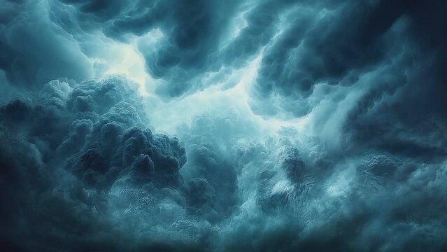rolling storm clouds. seamless looping time-lapse animation video background