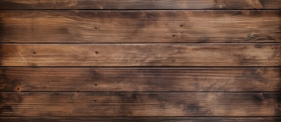 Fototapeta na wymiar Rustic Wooden Wall Texture with Warm Brown Tones and Natural Wood Grain for Background or Design Elements