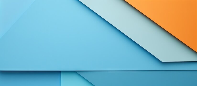 Vibrant Blue and Orange Abstract Background with Dynamic Shapes and Textures