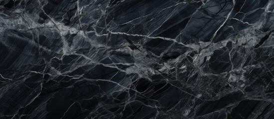 Luxurious Black Marble Texture Background for Elegant Design Projects