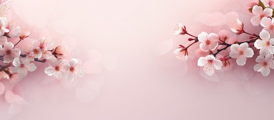 Ethereal Cherry Blossom Bloom Creates a Serene and Dreamy Background Wallpaper