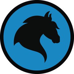 horse Logo design, horse sport logo vector , horse head illustration vector drawing, Mascot Brave horse Logo design any kind of graphic work, using the concept of a horse's head, Esport game logo icon