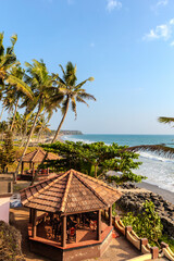 Varkala beach, Kerala, India - obrazy, fototapety, plakaty