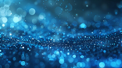 Abstract bright glitter blue background out of focus.3 - obrazy, fototapety, plakaty
