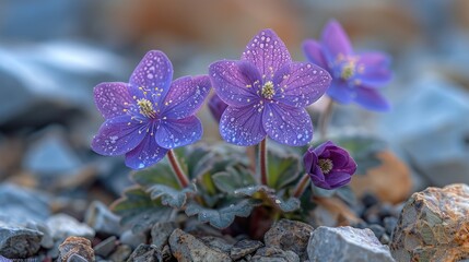 A single tulip stands resolute in the soil, with the early morning sun casting a warm glow over the frosty ground.