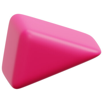 scalene 3d render icon illustration