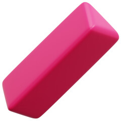 triangular prism 3d render icon illustration