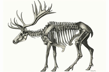 sketch of a deer