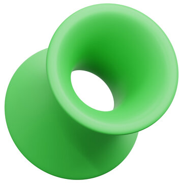 hyperboloid 3d render icon illustration