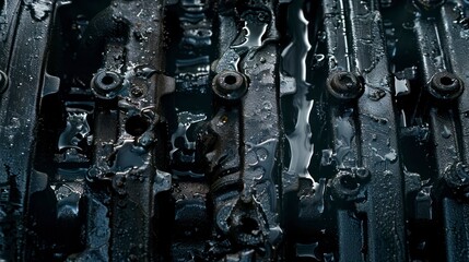 The engine roared as the piston moved up and down within the cylinder, smoothly lubricated by the oil to keep the car's gears working flawlessly.