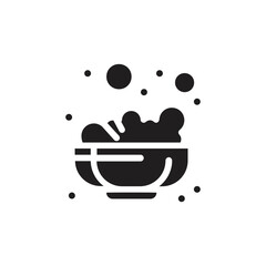 Set of vector icons Silhouettes of food, fruit, vegetables, honey, meat, drinks, bread, eggs, pudding, isolated on white background vector Silhouettes