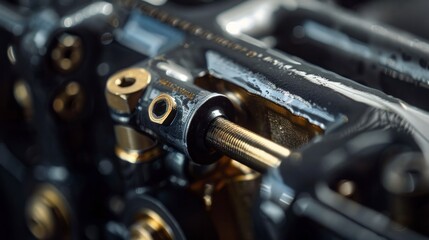 The engine roared to life as the piston moved up and down inside the cylinder, smoothly lubricated by oil, while the car shifted gears and continued working flawlessly.