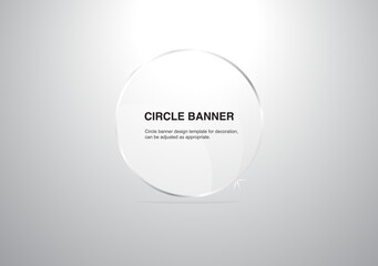 silver glowing circle frame with text on background