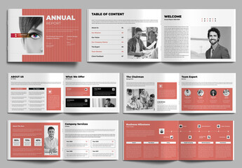 Annual Report Landscape Template