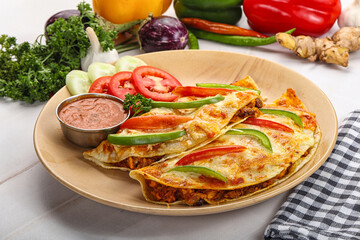 Mexican cuisine Taco with meat